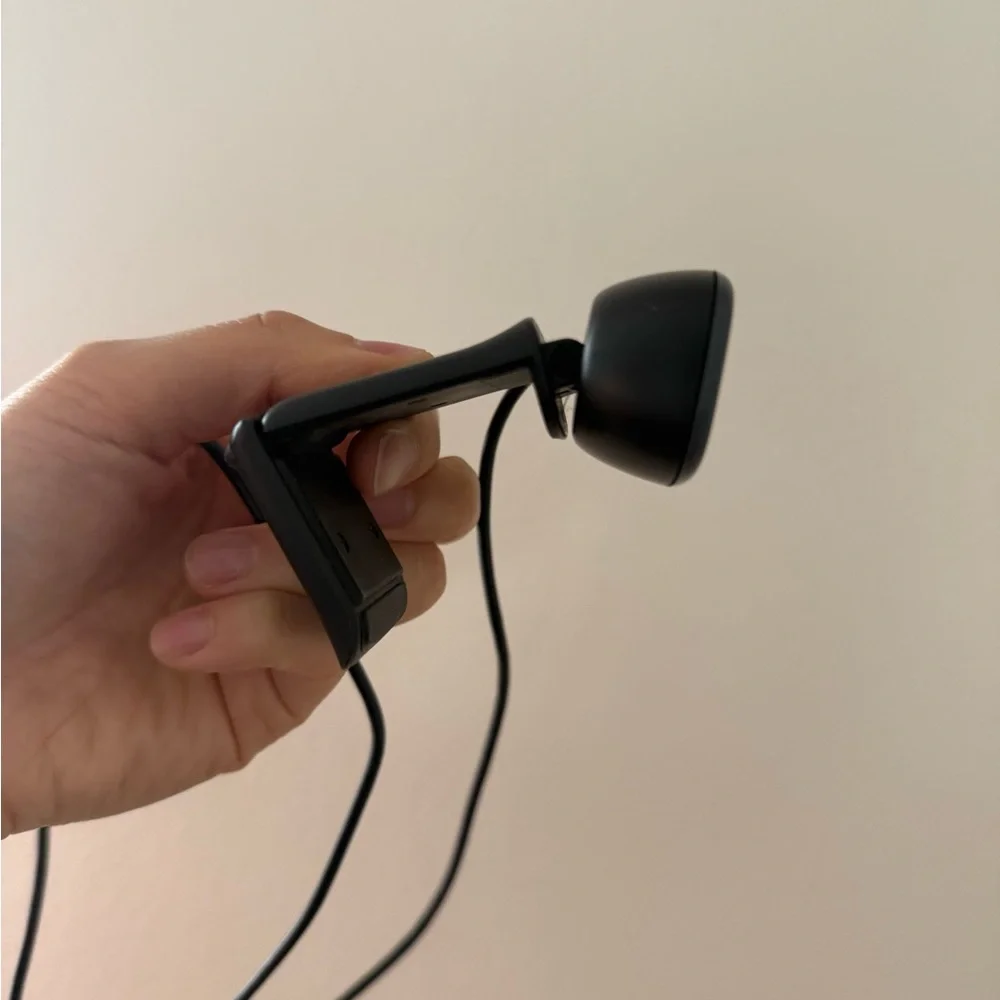 Logitech Black Webcam with Clip Mount for Computers